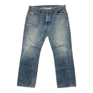 Ralph Lauren Straight-Leg Washed Blue Jeans